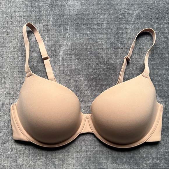 Skims Push Up T Shirt Bra Sz 36 D Flexible Underwire - Picture 9 of 9